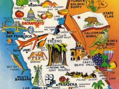 Atravessando a Califórnia