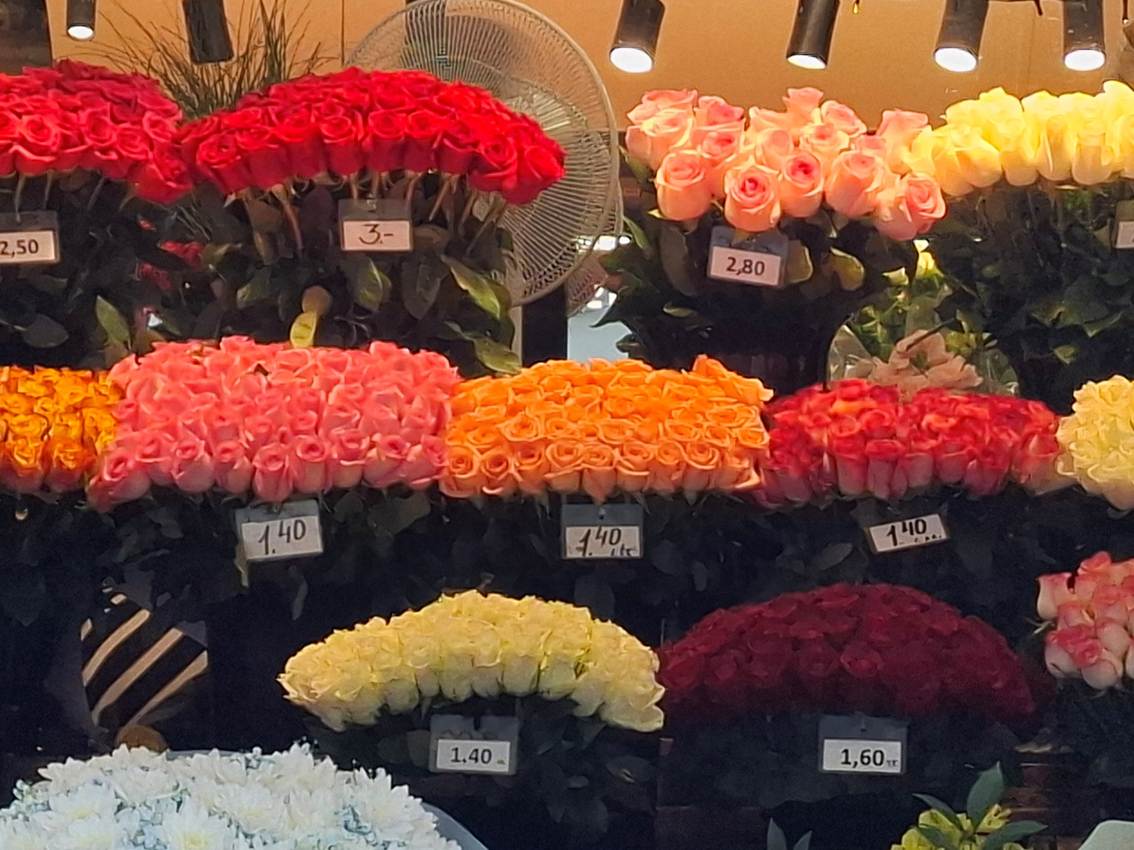 Tallinn, entre turistas, portas e&nbsp;flores